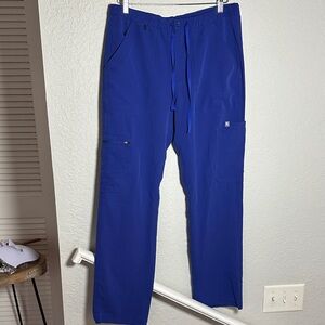 Figs Men's Cairo Cargo Scrub Pants Technical Collection TM3001 Blue Medium